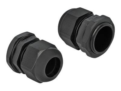 Delock PG21 - Kabelverschraubung - Schwarz (Packung mit 10)