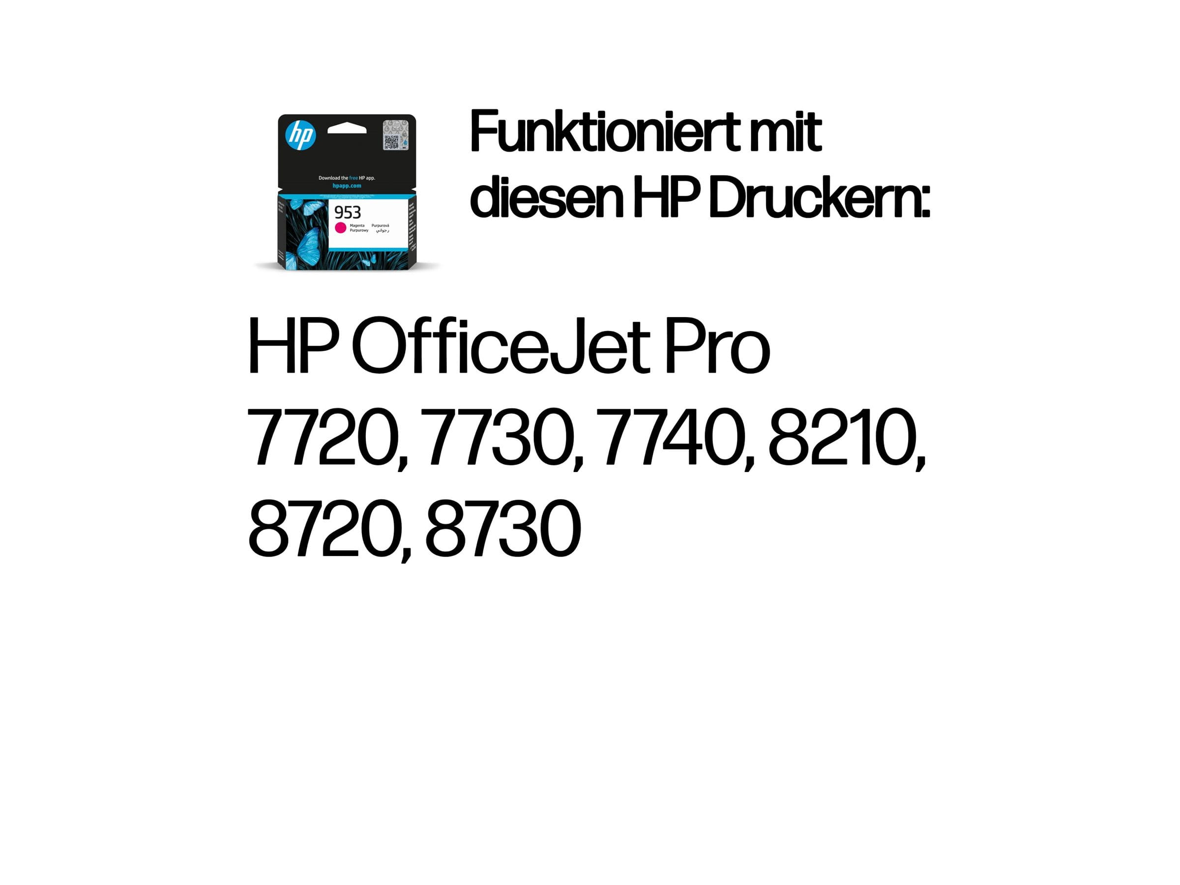 HP 953 - 9 ml - Magenta - original - Officejet