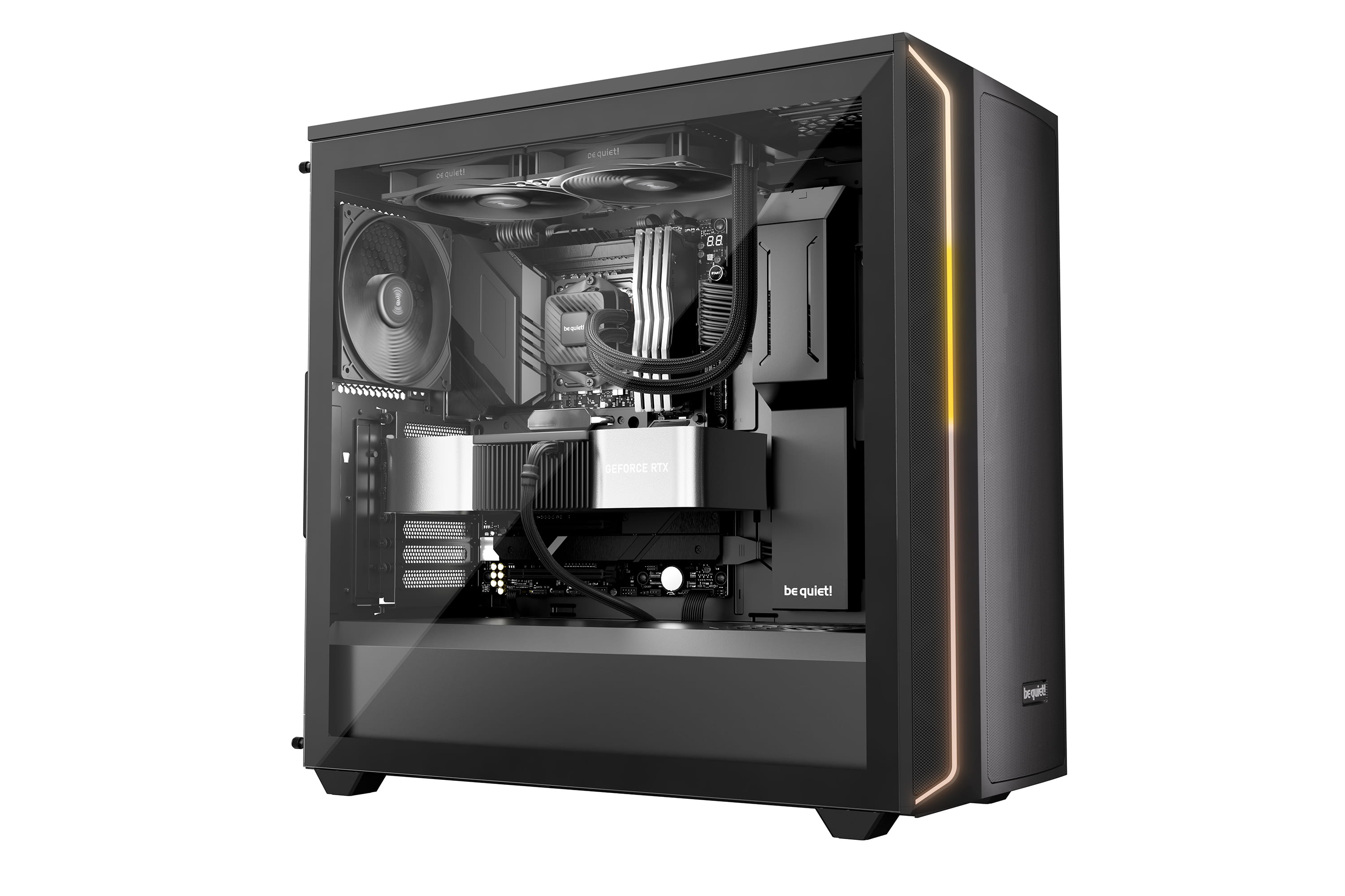 Be Quiet! Pure Loop 3 - Prozessor-Flüssigkeitskühlsystem - Kühlergröße: 280 mm - (für: LGA1851, LGA1700, LGA1200, LGA1151, LGA1150, LGA1155, AM4, AM5)