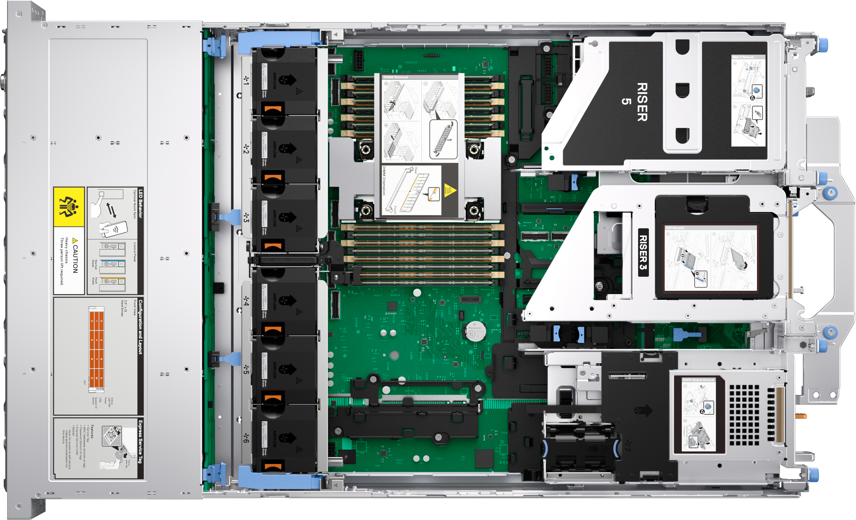 Dell PowerEdge R570 - 2U - 1-Weg - 1 x Xeon 6517P / 3.2 GHz - RAM 32 GB - SAS - Hot-Swap 6.4 cm (2.5")