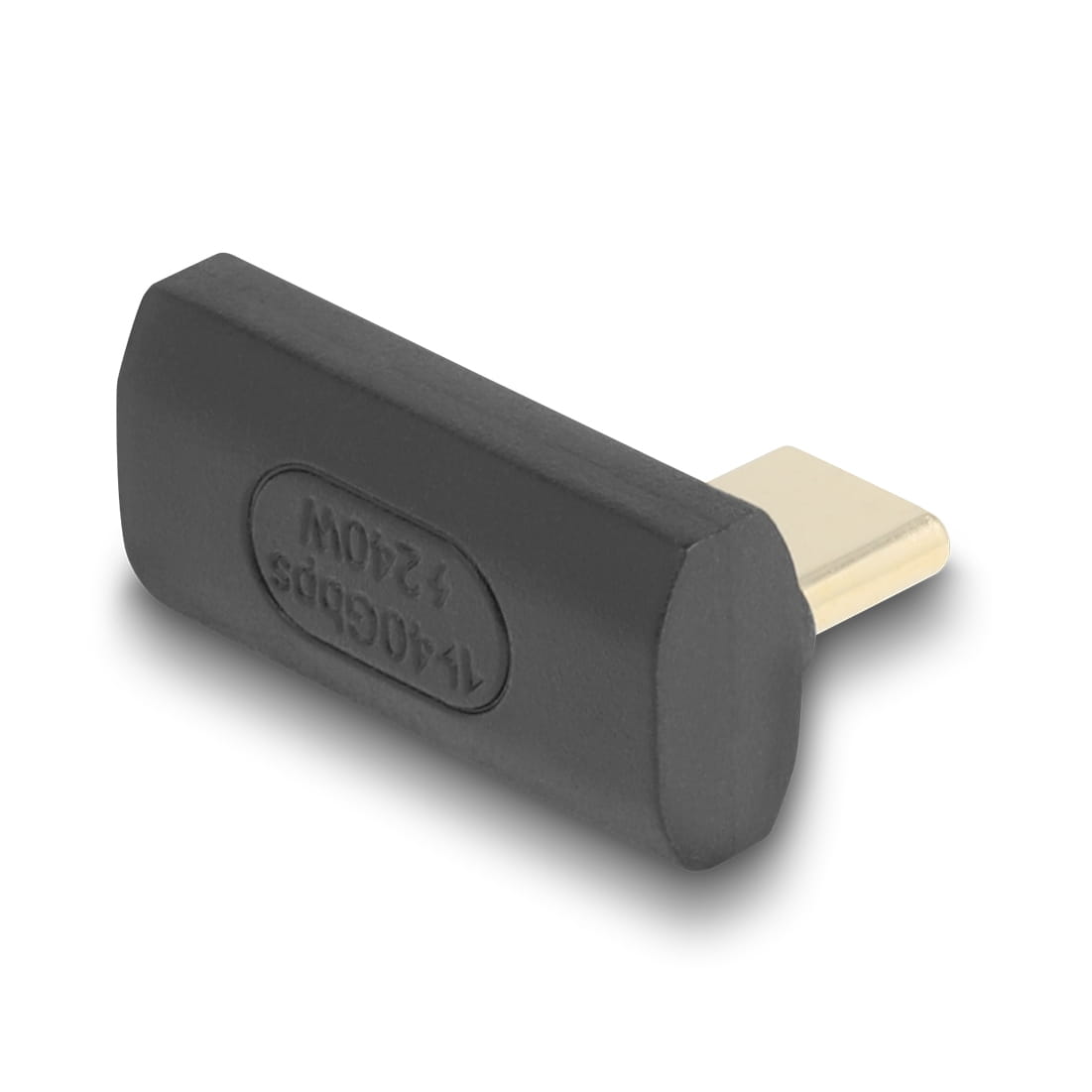 Delock USB-Adapter - USB-C (M) links/rechts abgewinkelt zu USB-C (W)