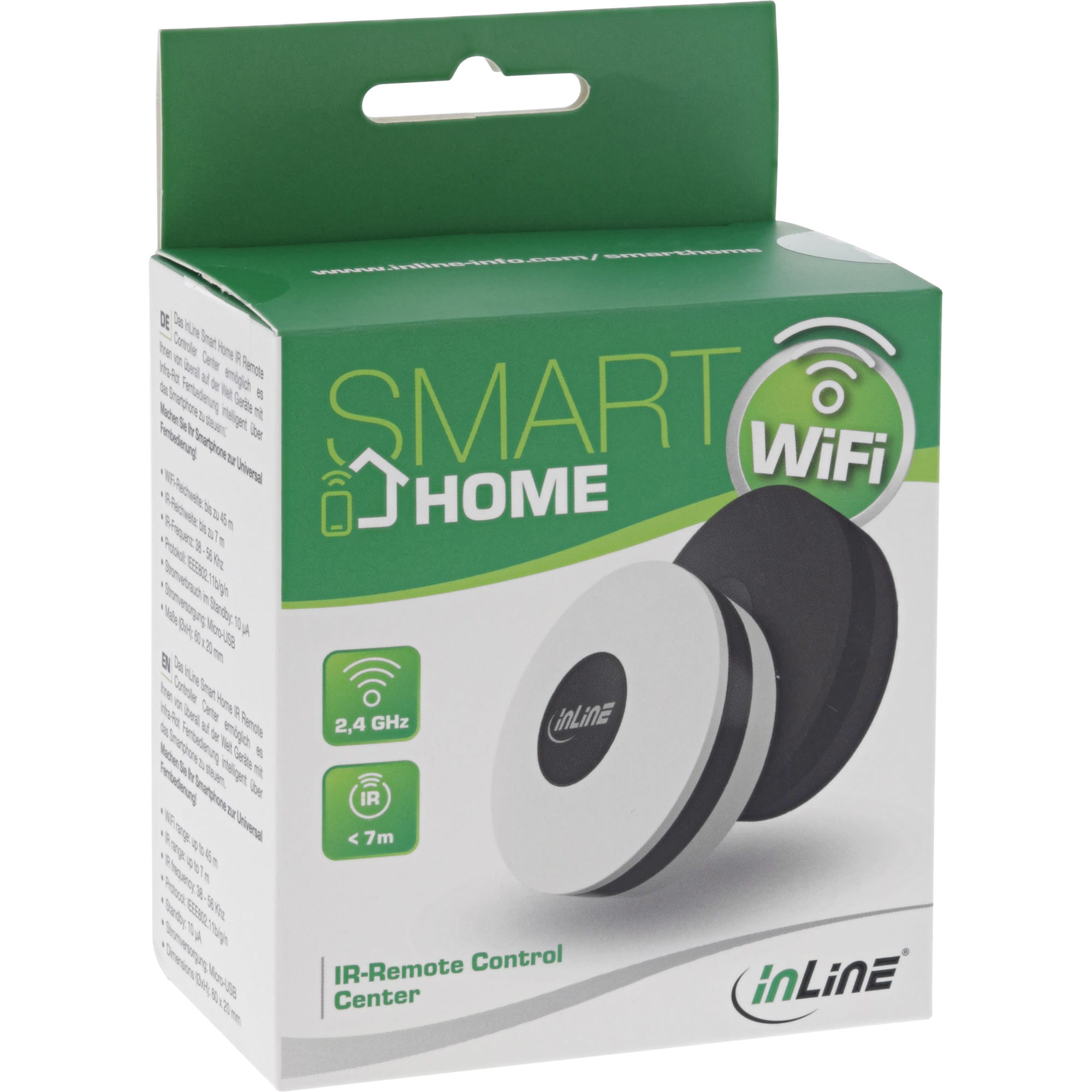 InLine SmartHome IR Remote Control Center - schwarz