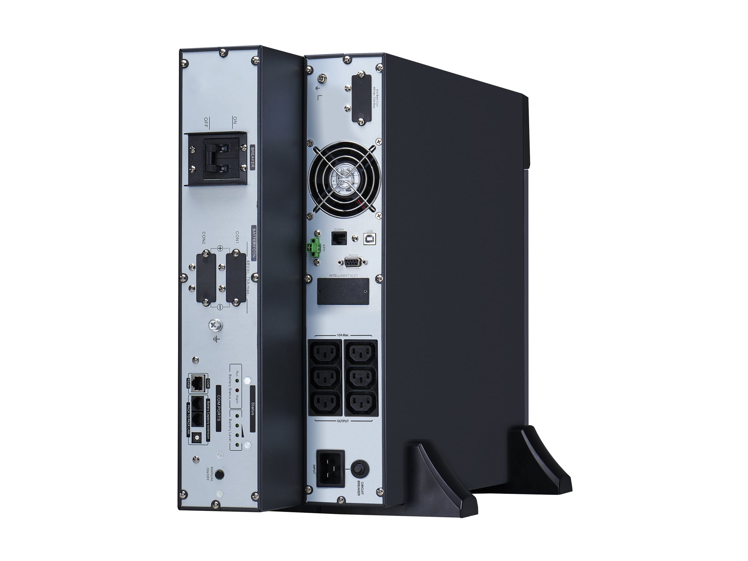 APC Easy UPS - USV (Rack - einbaufähig) - Wechselstrom 230 V - 1800 Watt - 2000 VA - Lithium-Ionen - USB, RS-232 - Ausgangsanschlüsse: 6 - 4U - 48.3 cm (19") - Online-USV