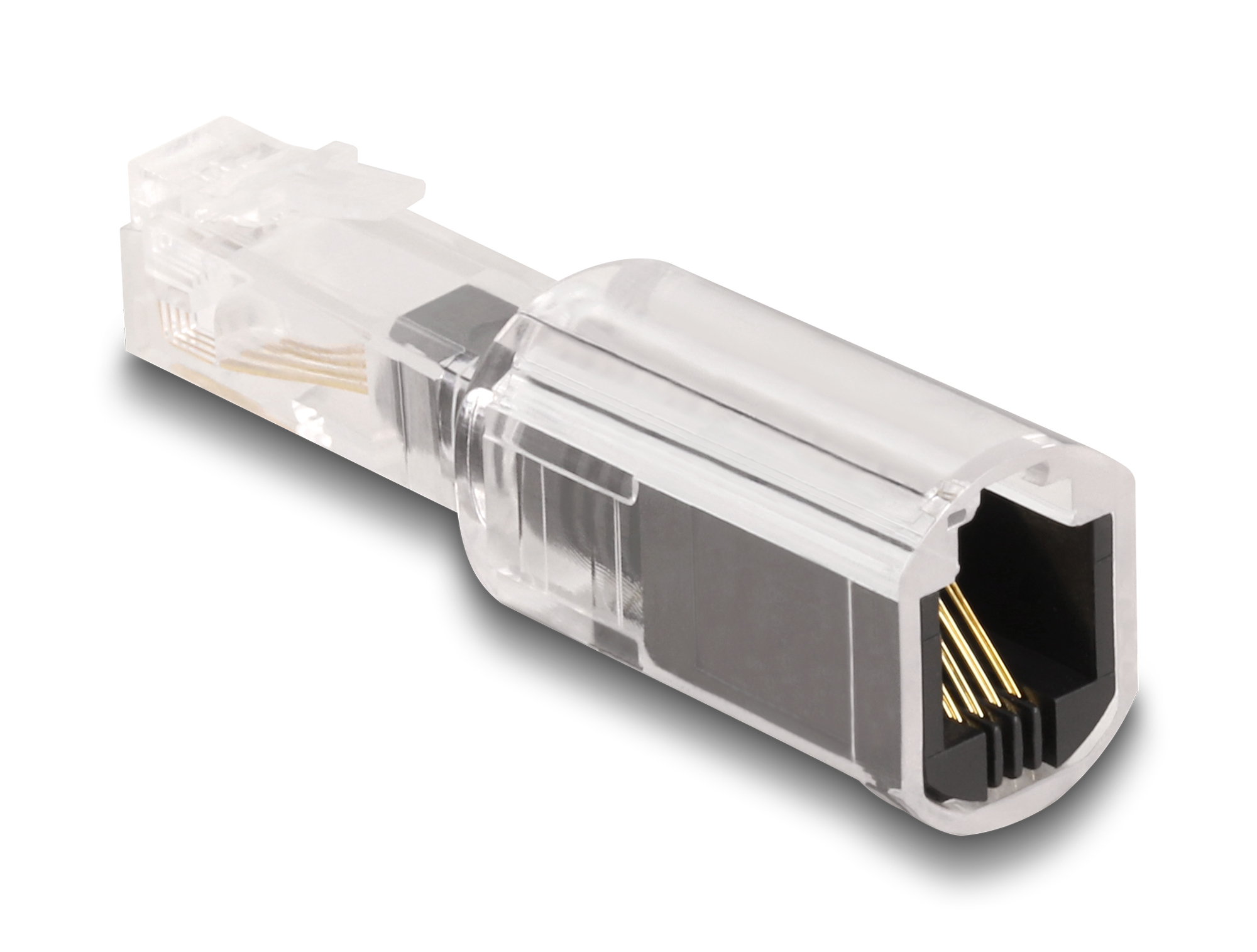 Delock Telefonadapter - RJ-10 (M) zu RJ-10 (W)