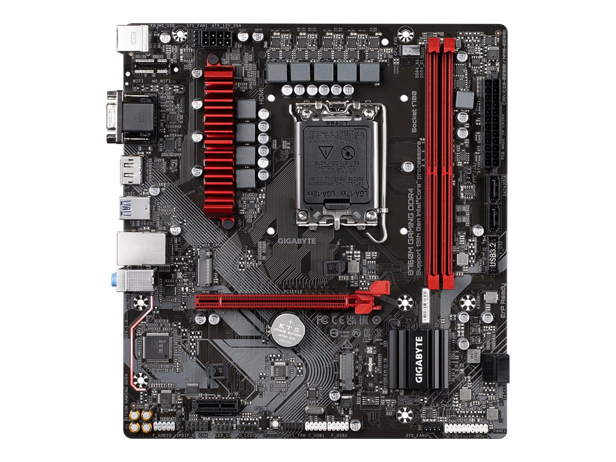Gigabyte B760M GAMING DDR4 - 1.0 - Motherboard - micro ATX - LGA1700 Sockel - B760 Chipsatz - USB-C 3.2 Gen 1, USB 3.2 Gen 1 - 2.5 Gigabit LAN - Onboard-Grafik (CPU erforderlich)