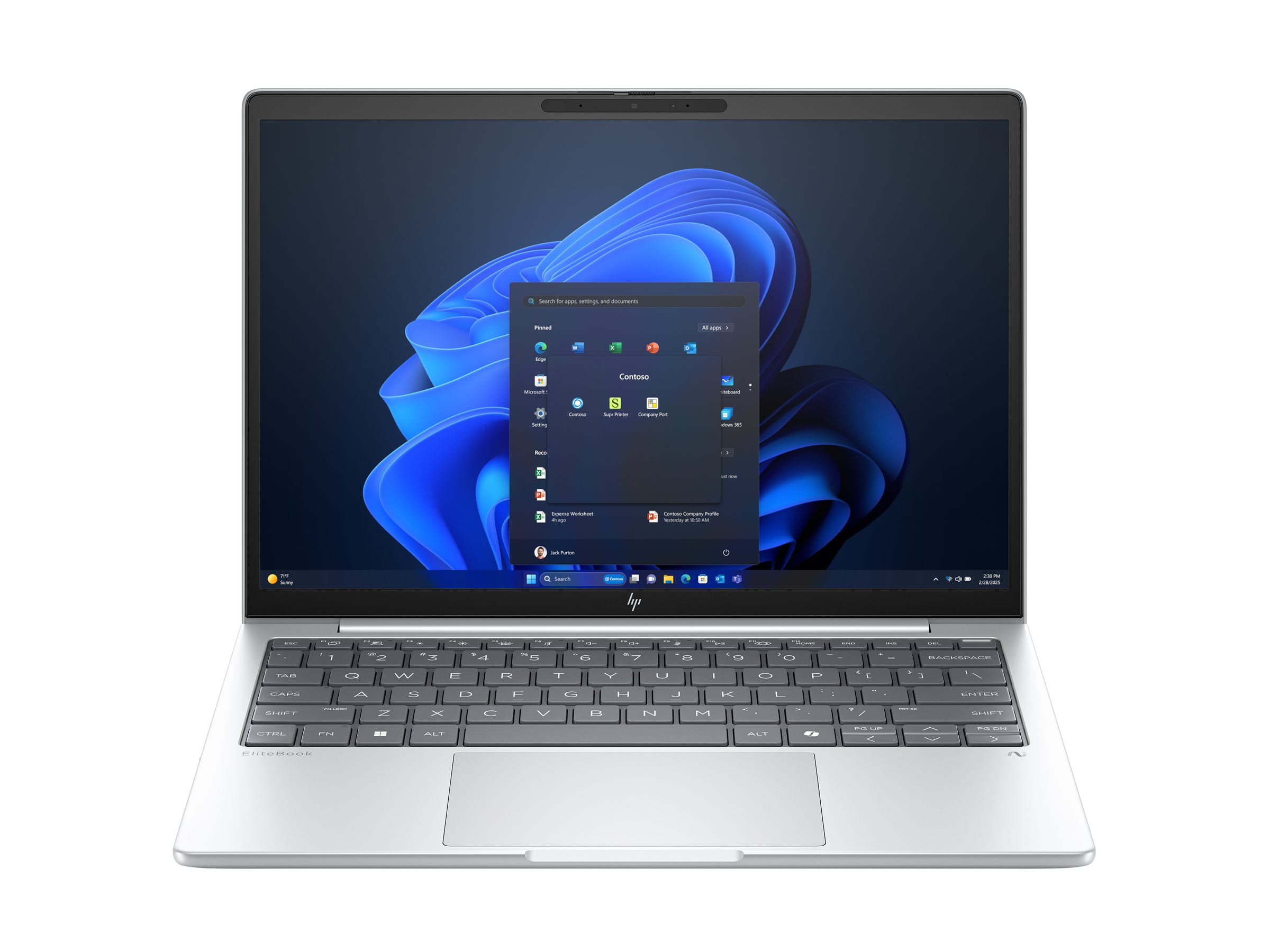 HP EliteBook 8 G1a Notebook AI - AMD Ryzen 5 230 / 3.5 GHz - Win 11 Pro - Radeon 760M - 16 GB RAM - 512 GB SSD NVMe - 33.8 cm (13.3")