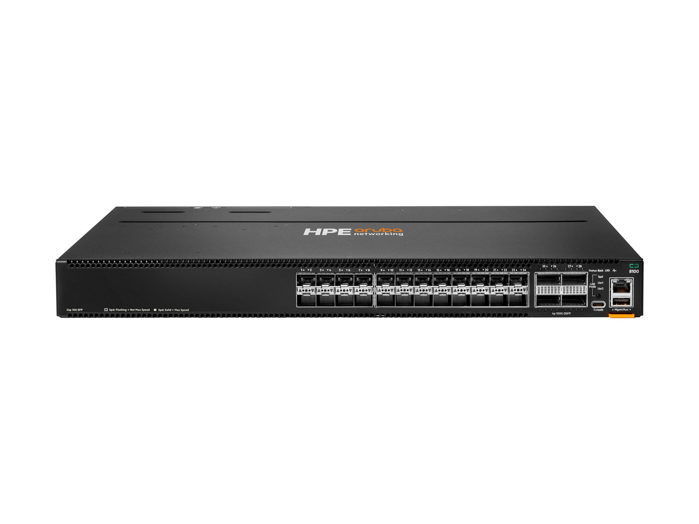 HPE Aruba Networking CX 8100 24p SFP+ 25G 4p