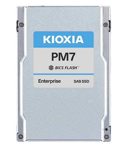 Kioxia PM7-V Series KPM7VVUG1T60 - SSD - Enterprise - verschlüsselt - 1600 GB - intern - 2.5" (6.4 cm)