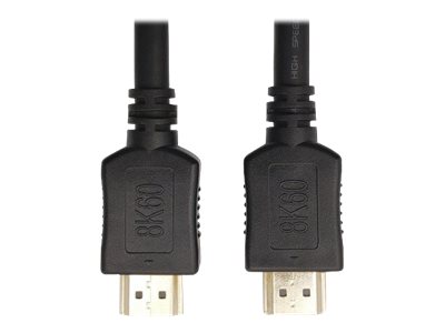 Tripp Eaton Tripp Lite Series HDMI Cable 8K @ 60Hz Dynamic HDR 4:4:4 M/M Black 6ft - HDMI-Kabel - HDMI männlich zu HDMI männlich - 1.8 m - Doppelisolierung - Schwarz - unterstützt 8K UHD (7680 x 4320)