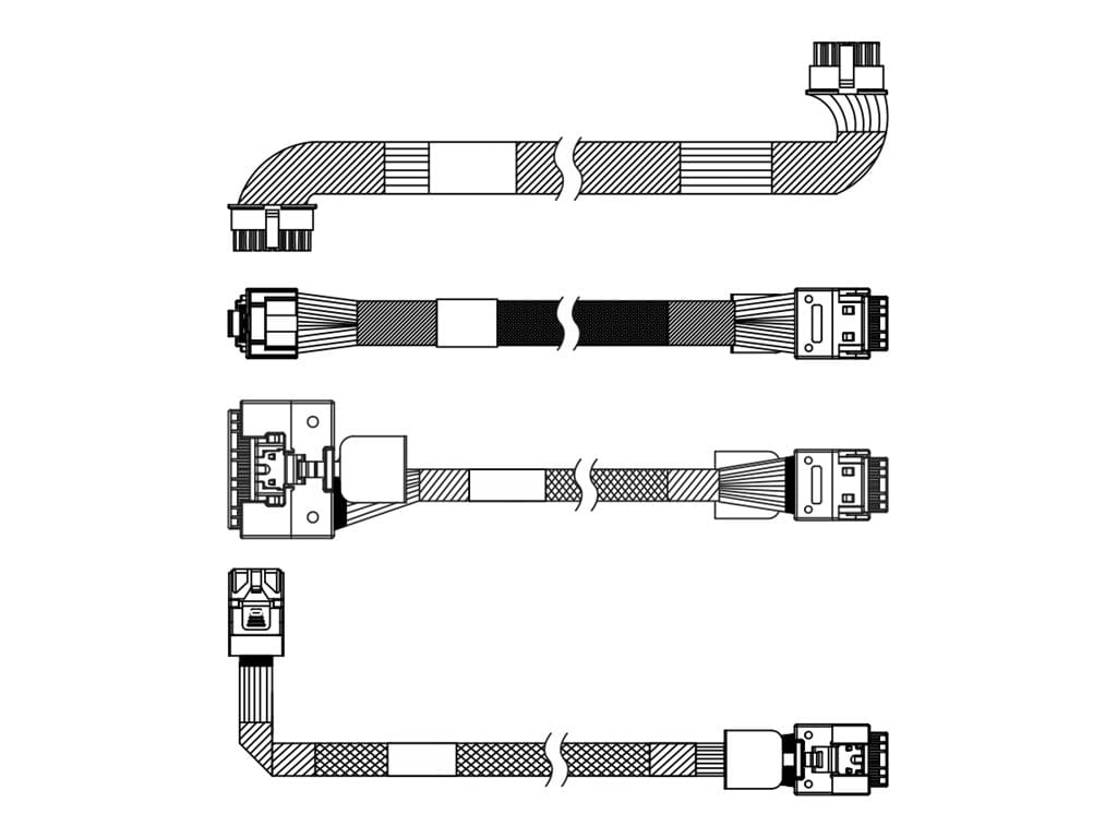 Lenovo Speicherkabelkit - für 4 x 2,5" SAS/SATA