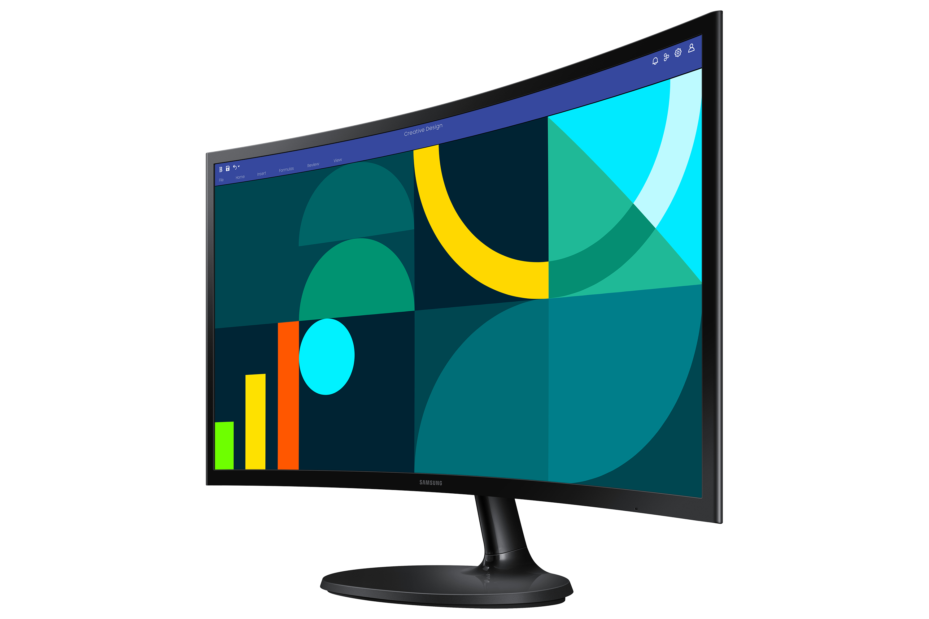 Samsung S24D364GAU - S36GD Series - LED-Monitor - gebogen - 61 cm (24")