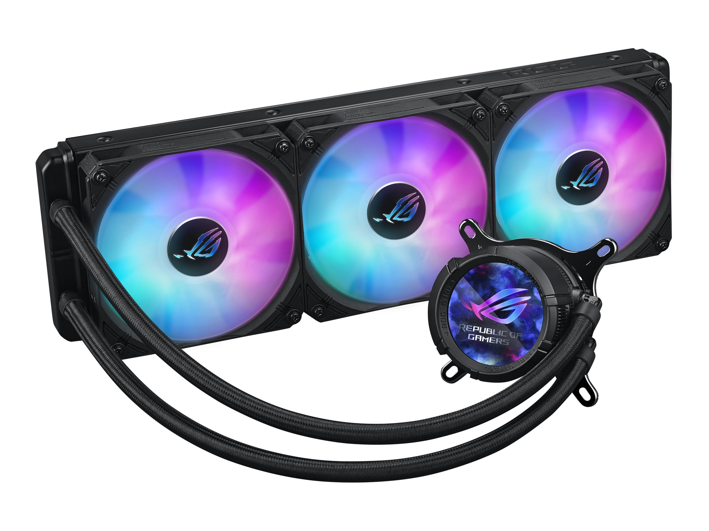 ASUS ROG STRIX LC III 360 ARGB LCD - Prozessor-Flüssigkeitskühlsystem - (für: LGA1700, LGA1200, LGA115x Socket, AM4, AM5)