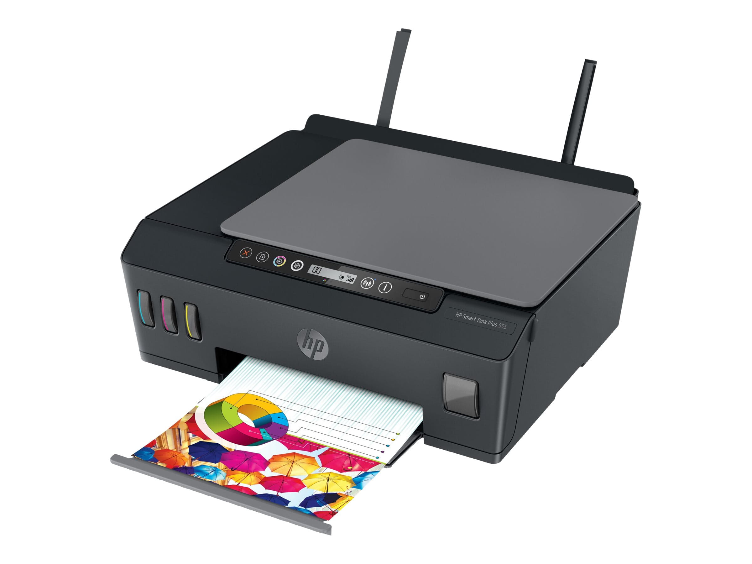 HP Smart Tank Plus 555 All-in-One - Multifunktionsdrucker - Farbe - Tintenstrahl - nachfüllbar - Legal (216 x 356 mm)
