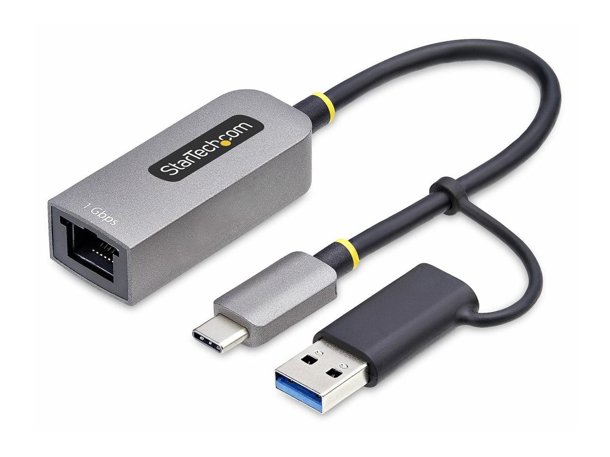 StarTech.com USB-C to Ethernet Adapter w/USB-A