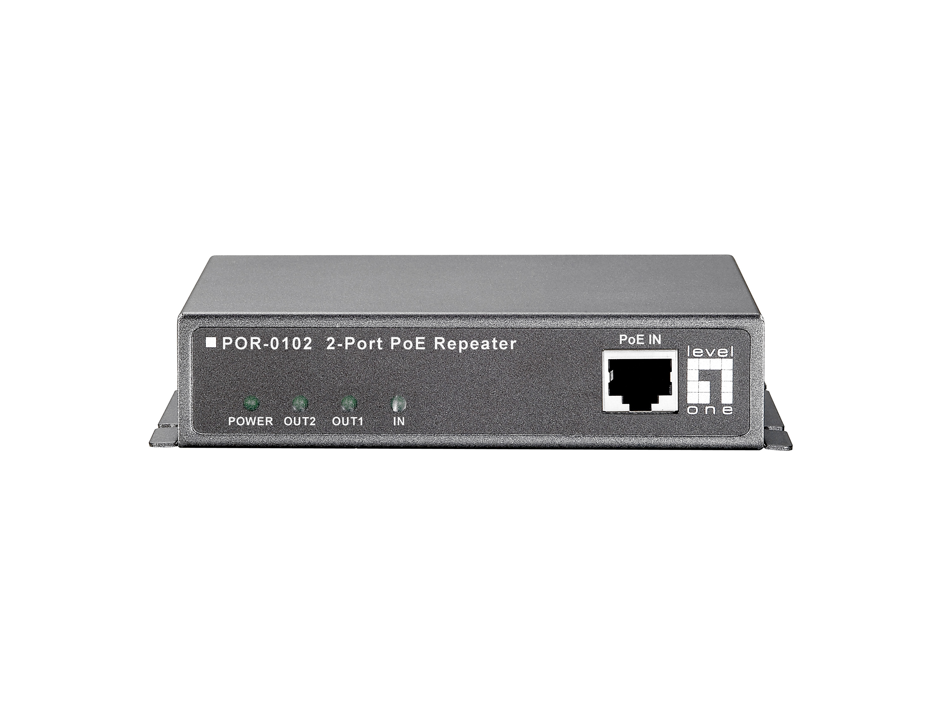 LevelOne POR-0102 2-Port PoE Repeater - Repeater