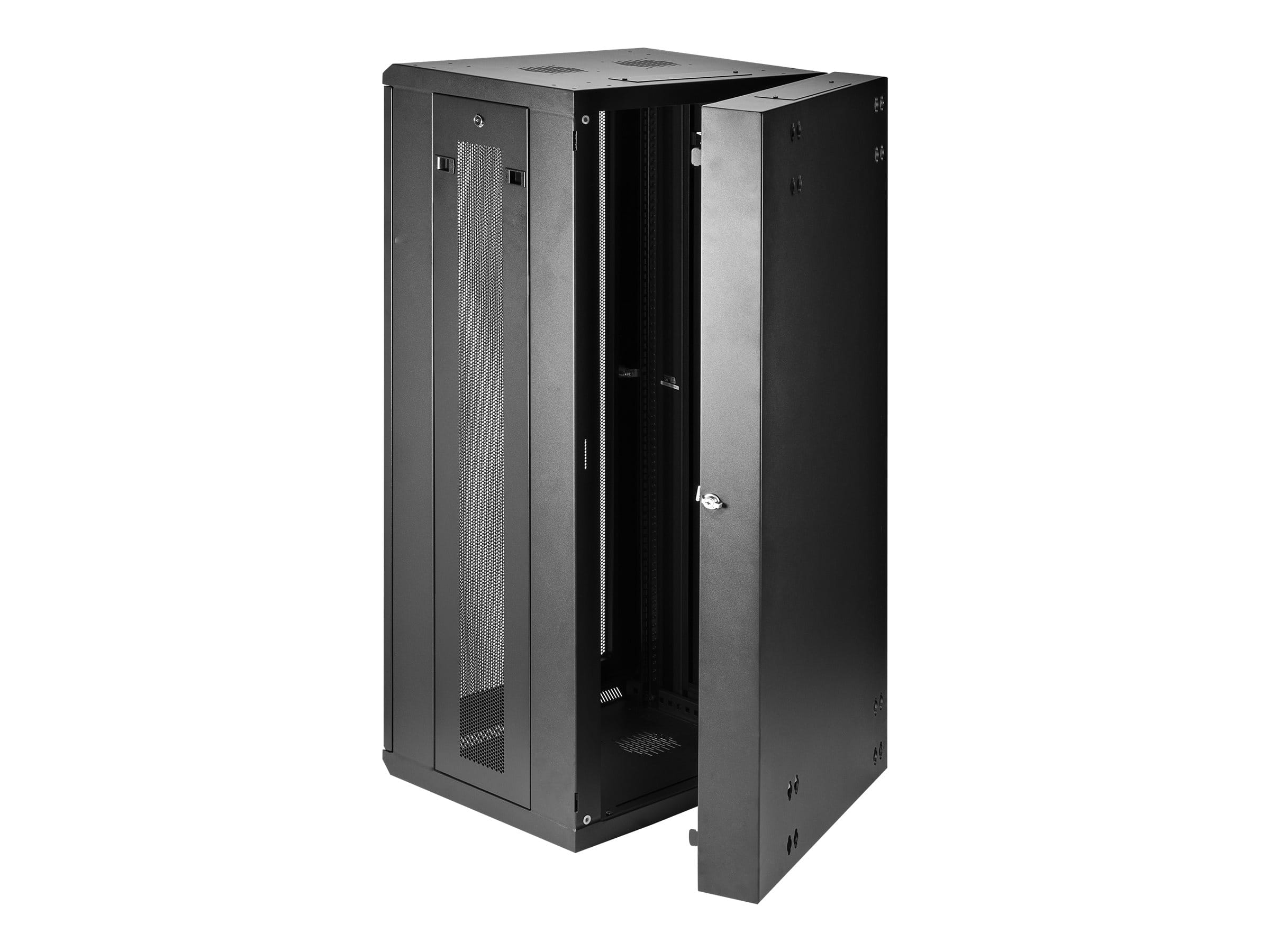 StarTech.com RK2620WALHM Serverschrank (26HE, zur Wandmontage, bis zu 40,6 cm tief, Gehäuse mit Scharnier, Netzwerkschrank) StarTech.com RK2620WALHM Serverschrank (26HE, zur Wandmontage, bis zu 40,6 cm tief, Gehäuse mit Scharnier, Netzwerkschrank)
