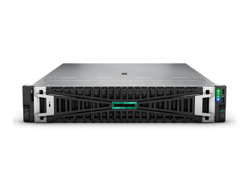 HPE ProLiant DL345 Gen11 - 2U - 1-Weg - 1 x EPYC 9124 / 3 GHz - RAM 64 GB - SATA/SAS/NVMe - Hot-Swap 6.4 cm (2.5") (Smart Choice)