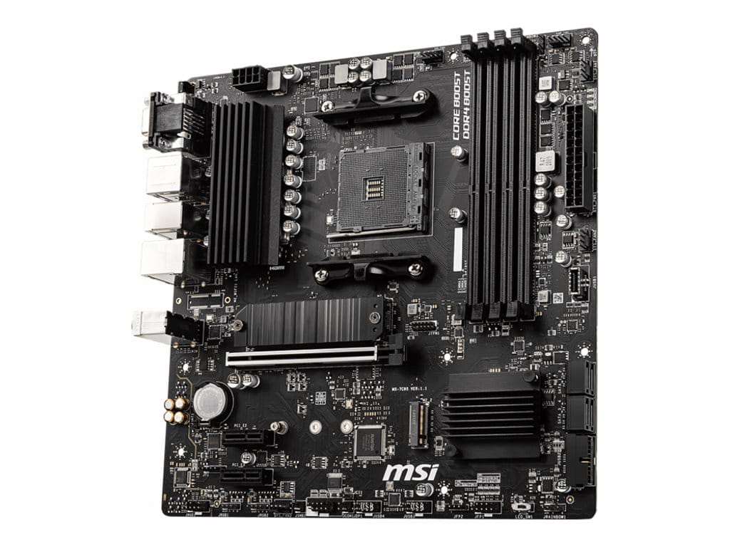 MSI B550M PRO-VDH - Motherboard - micro ATX - Socket AM4 - AMD B550 Chipsatz - USB-C Gen1, USB 3.2 Gen 1 - Gigabit LAN - Onboard-Grafik (CPU erforderlich)