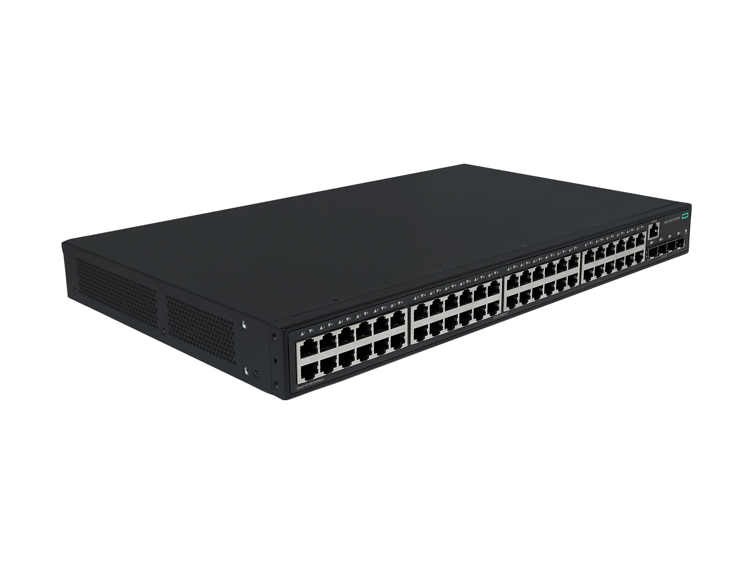 HPE Networking Comware 2050 48p 10/100/1000BASE-T 4p SFP 1G/2.5G - Switch - managed - 48 x 10/100/1000Base-T + 4 x 1/2.5GBase-X (uplink / stacking)