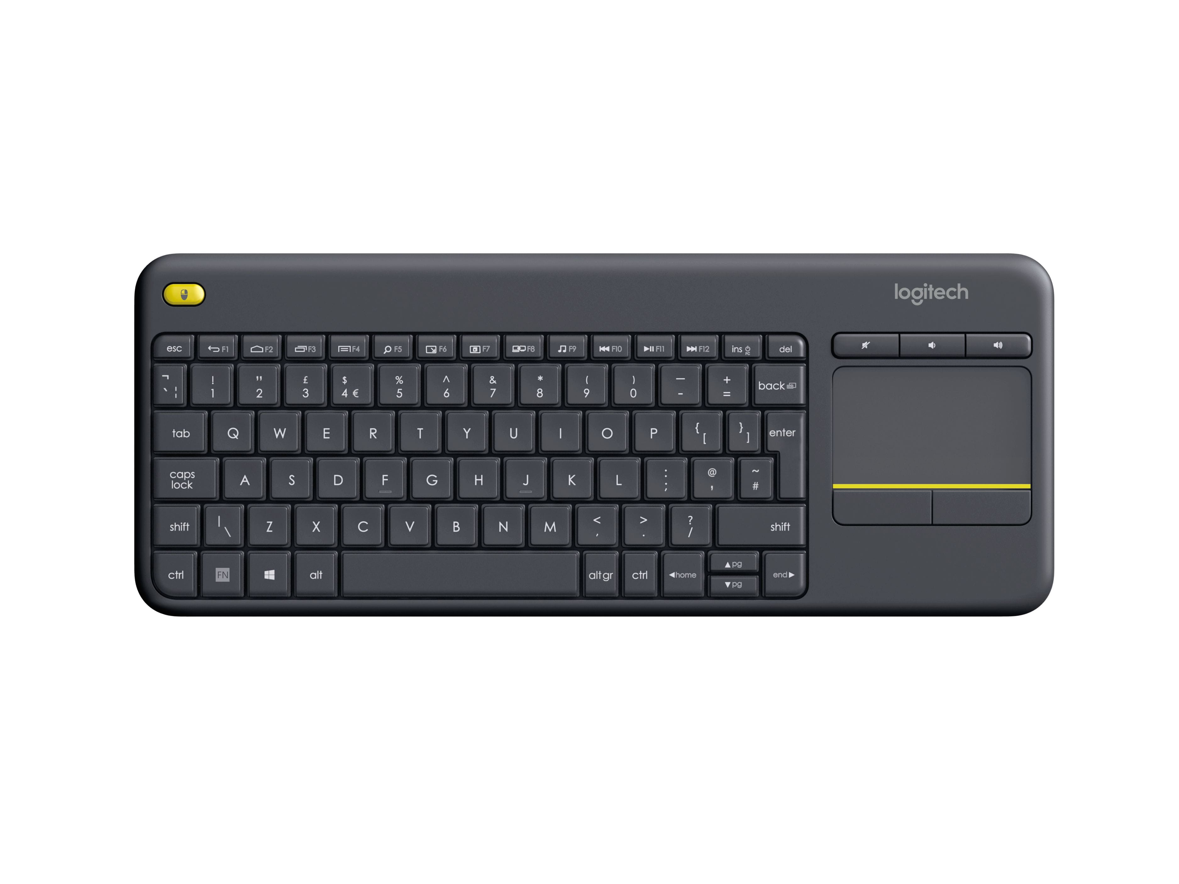 Logitech Wireless Touch Keyboard K400 Plus - Tastatur Logitech Wireless Touch Keyboard K400 Plus - Tastatur