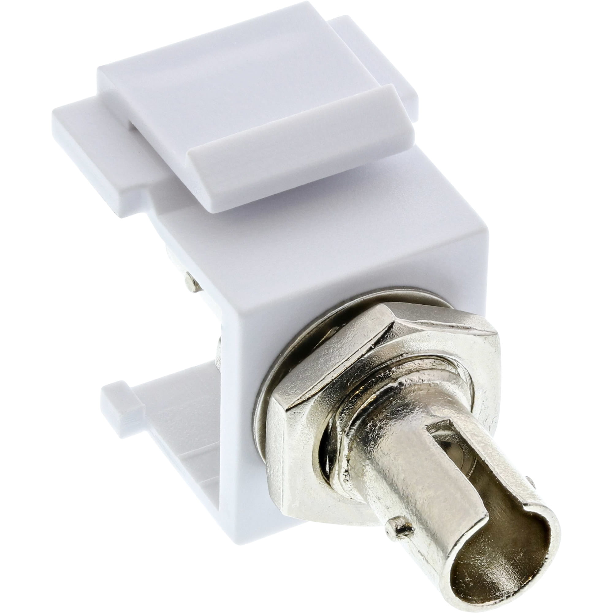 InLine LWL Keystone Snap-in Kupplung - Simplex ST/ST - multimode - Keramik-Hülse