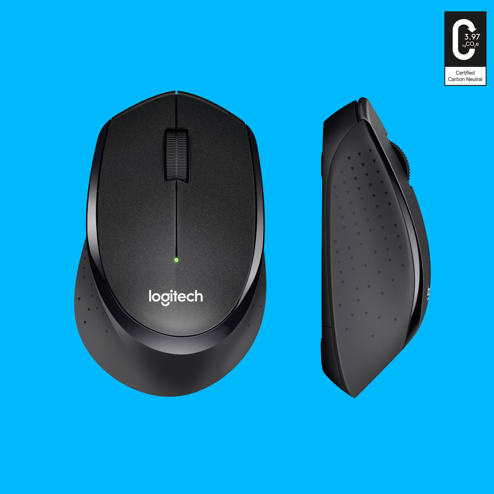 Logitech M330 SILENT PLUS - Maus - 3 Tasten - kabellos - 2.4 GHz - kabelloser Empfänger (USB)