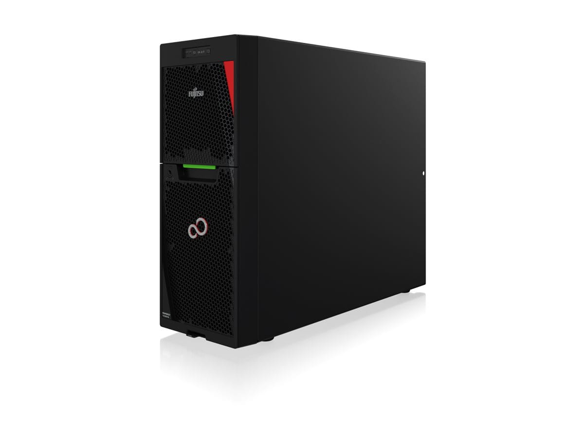 Fsas Technologies Fujitsu PRIMERGY TX1330 M6 - Server - UCFF - 1 x Xeon E-2488 / 3.2 GHz - RAM 32 GB - SATA/SAS - Hot-Swap 6.4 cm (2.5")