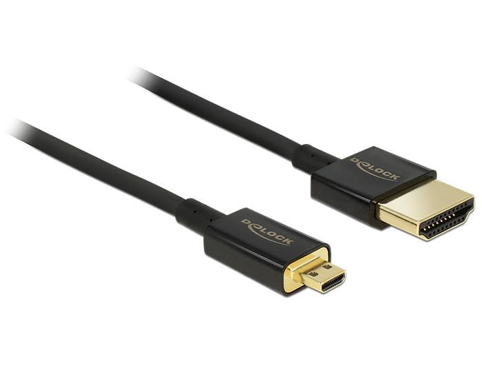Delock Slim Premium - HDMI-Kabel mit Ethernet