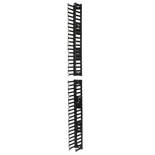 APC Rack - Kabelführungssatz - Schwarz - 45U - TAA-konform (Packung mit 2)