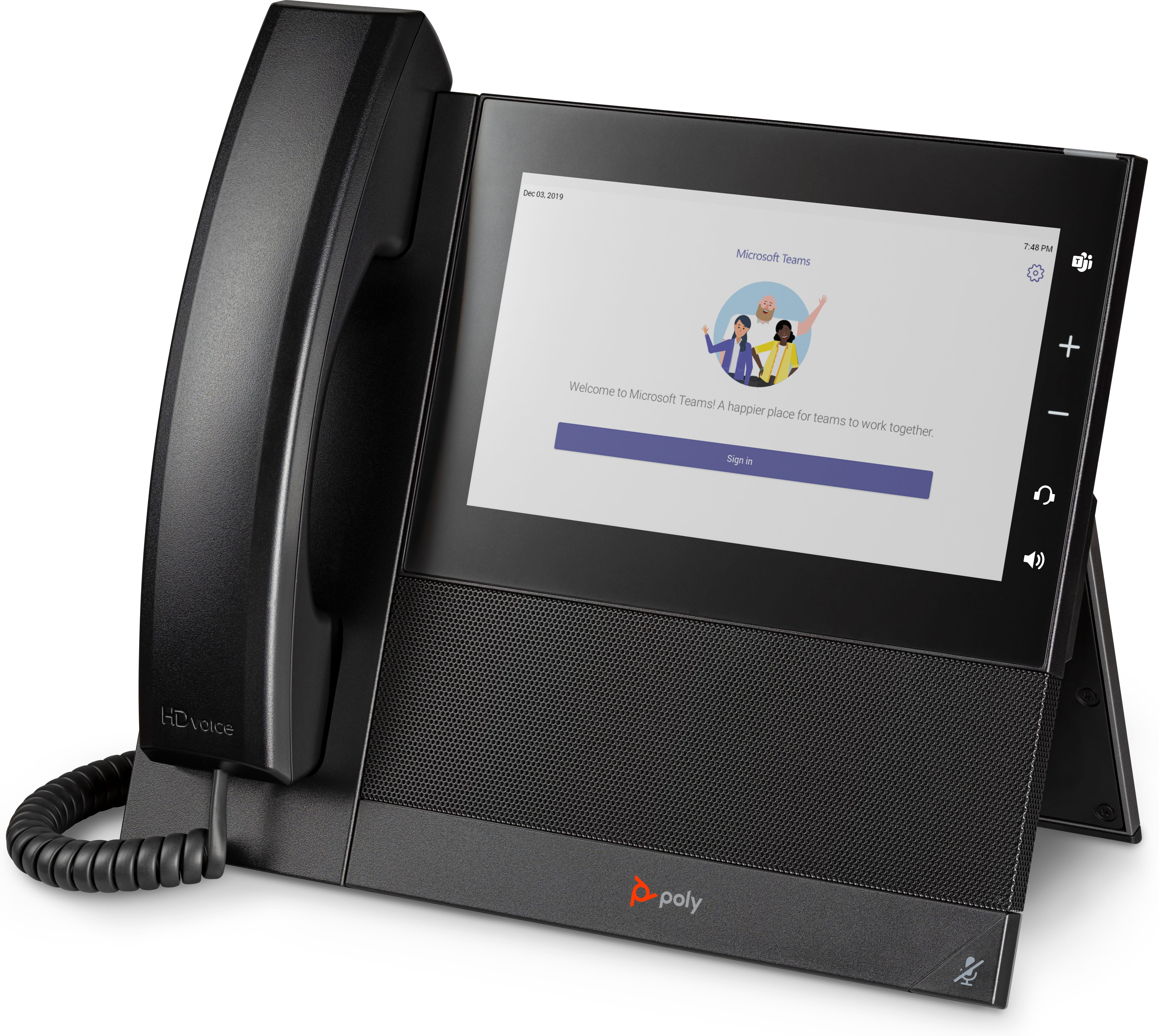HP Poly CCX 600 - Für Microsoft Teams - VoIP-Telefon mit Rufnummernanzeige/Anklopffunktion