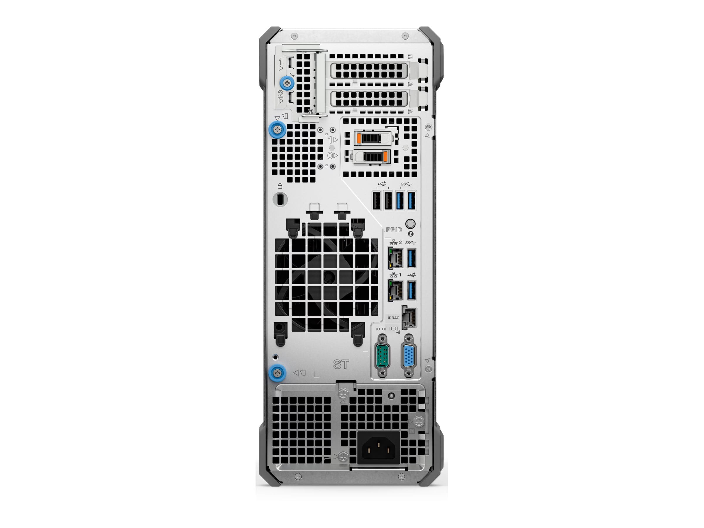 Dell PowerEdge T160 - Server - Compact Tower - 1-Weg - 1 x Xeon 6315P / 2.8 GHz - RAM 16 GB - HDD 2 TB - G200eW - 1GbE - kein Betriebssystem - Schwarz - BTP - Dell Smart Selection, Dell Smart Value - mit 3 Jahre Basis Vor-Ort (DE - 1 Ja