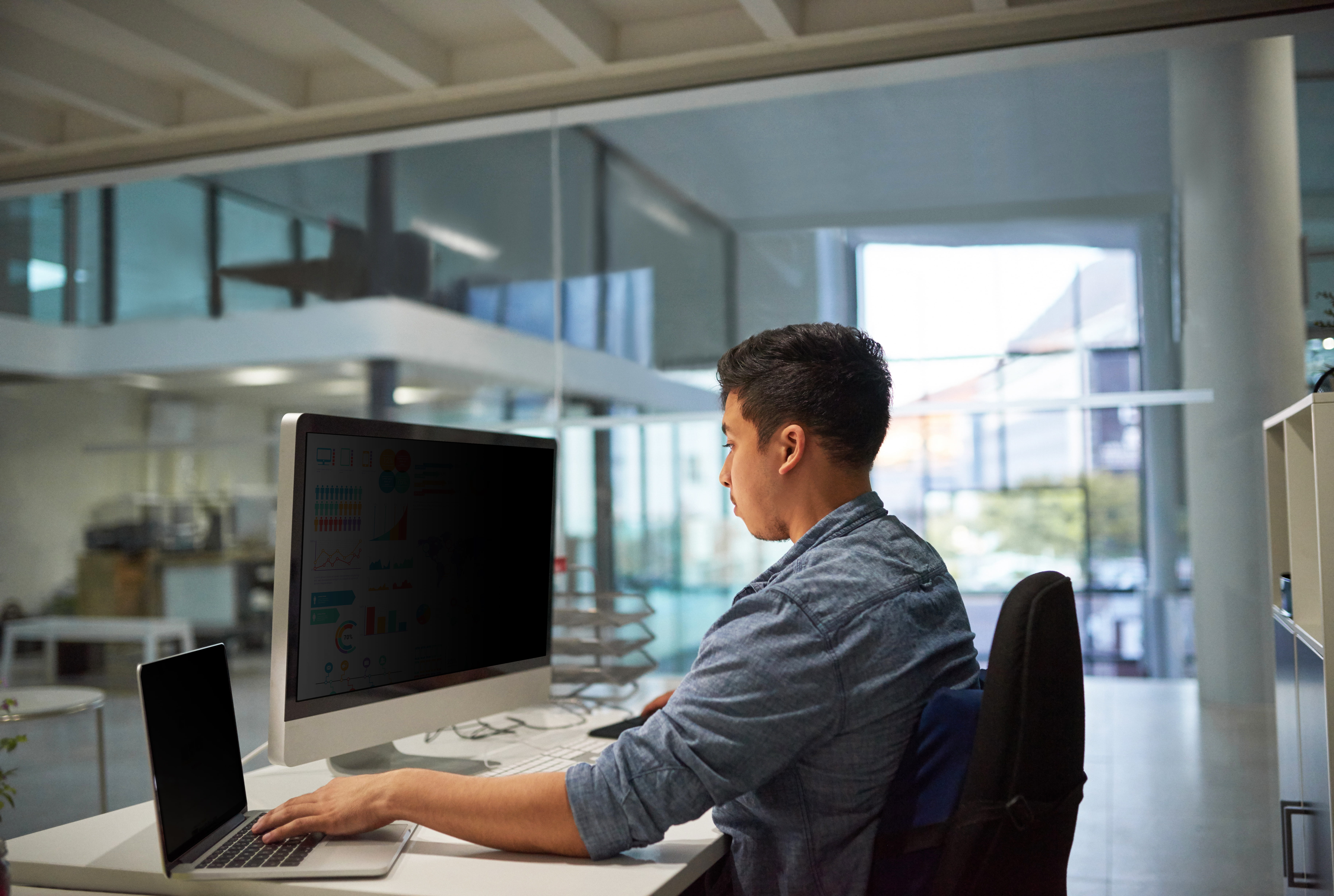 3M Blickschutzfilter - Blickschutzfilter für Bildschirme - 96.5 cm (38")