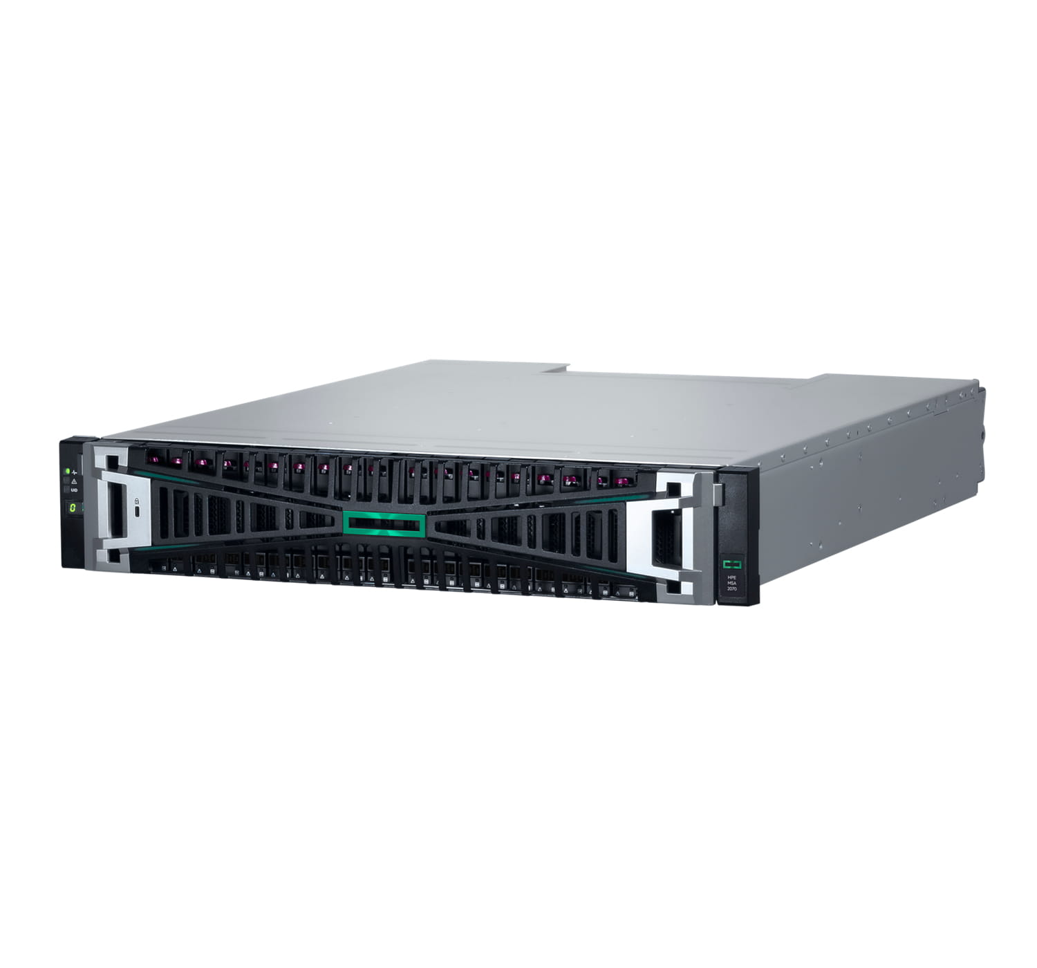 HPE Modular Smart Array 2070 16Gb Fibre Channel SFF Storage - 7th Generation - Solid State Drive Array - 23 TB - 24 Schächte (SAS-3)