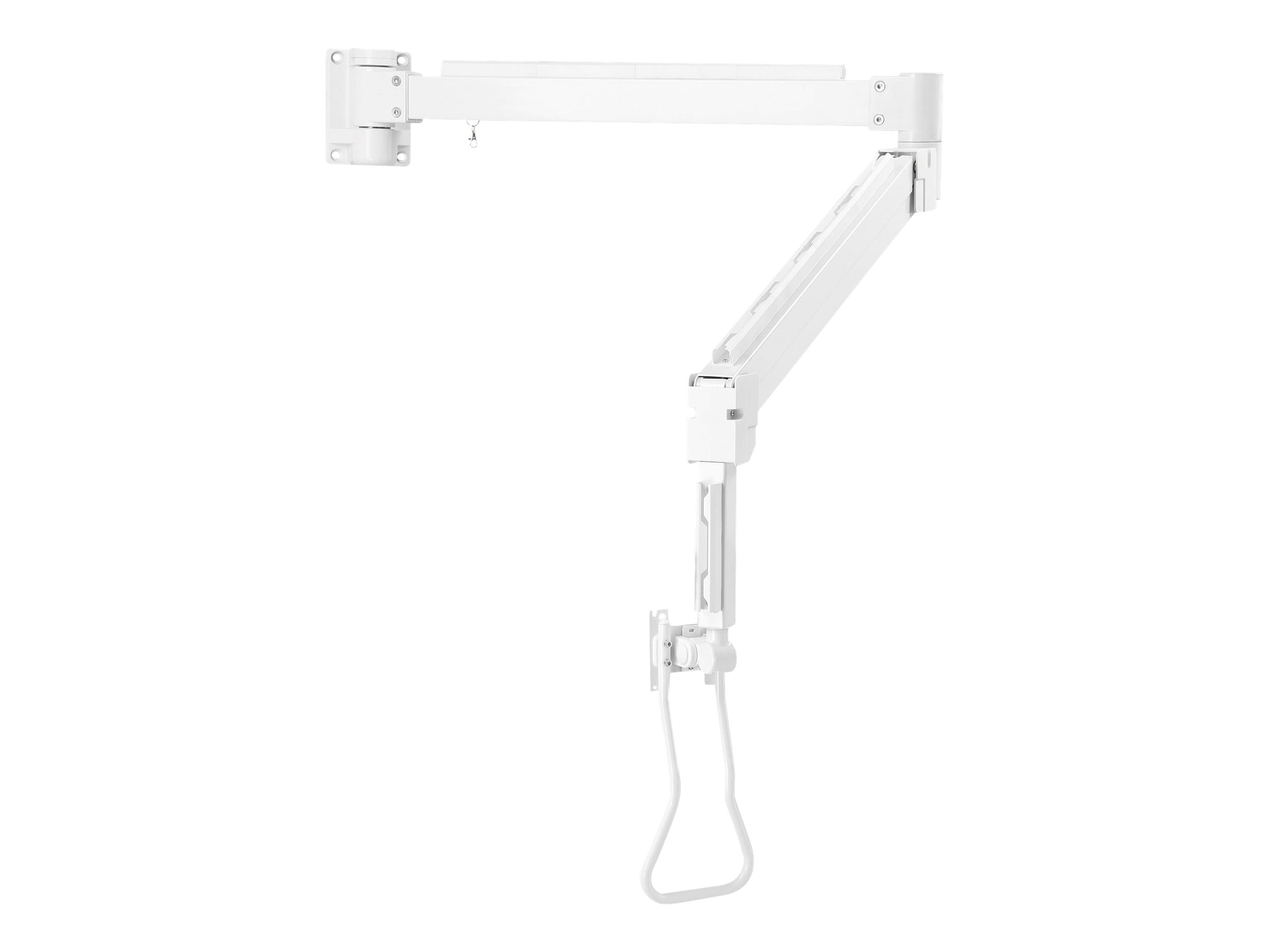Eaton Tripp Lite Series Safe-IT Extended-Reach TV Wall Mount with Antimicrobial Tape for 17" to 32" Displays - Befestigungskit - Voll beweglich - für Monitor / TV / Notebook - Stahl - weiß - Bildschirmgröße: 43.2-81.3 cm (17"-32")