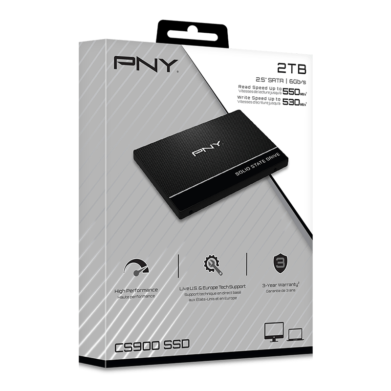 PNY CS900 - SSD - 2 TB - intern - M.2 2280