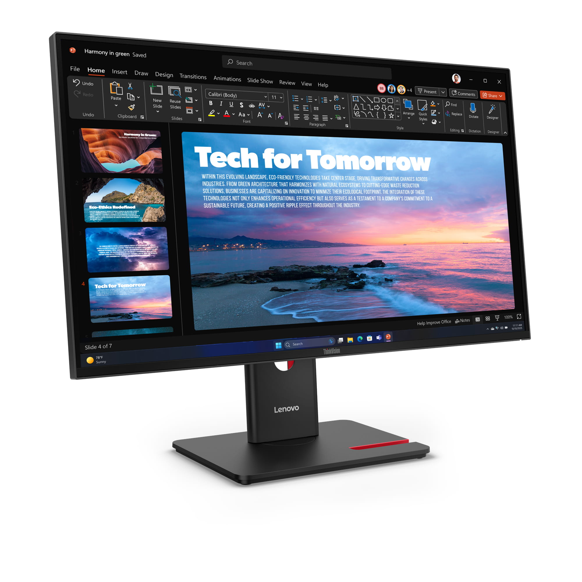 Lenovo ThinkVision T27qd-40 - LED-Monitor - 68.6 cm (27")