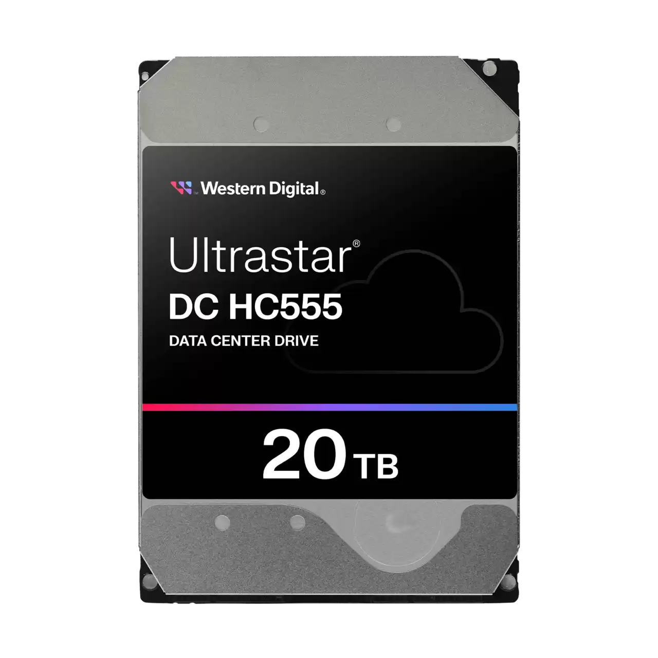 WD Ultrastar DC HC555 - Festplatte - Rechenzentrum - 20 TB - intern - 3.5" (8.9 cm)