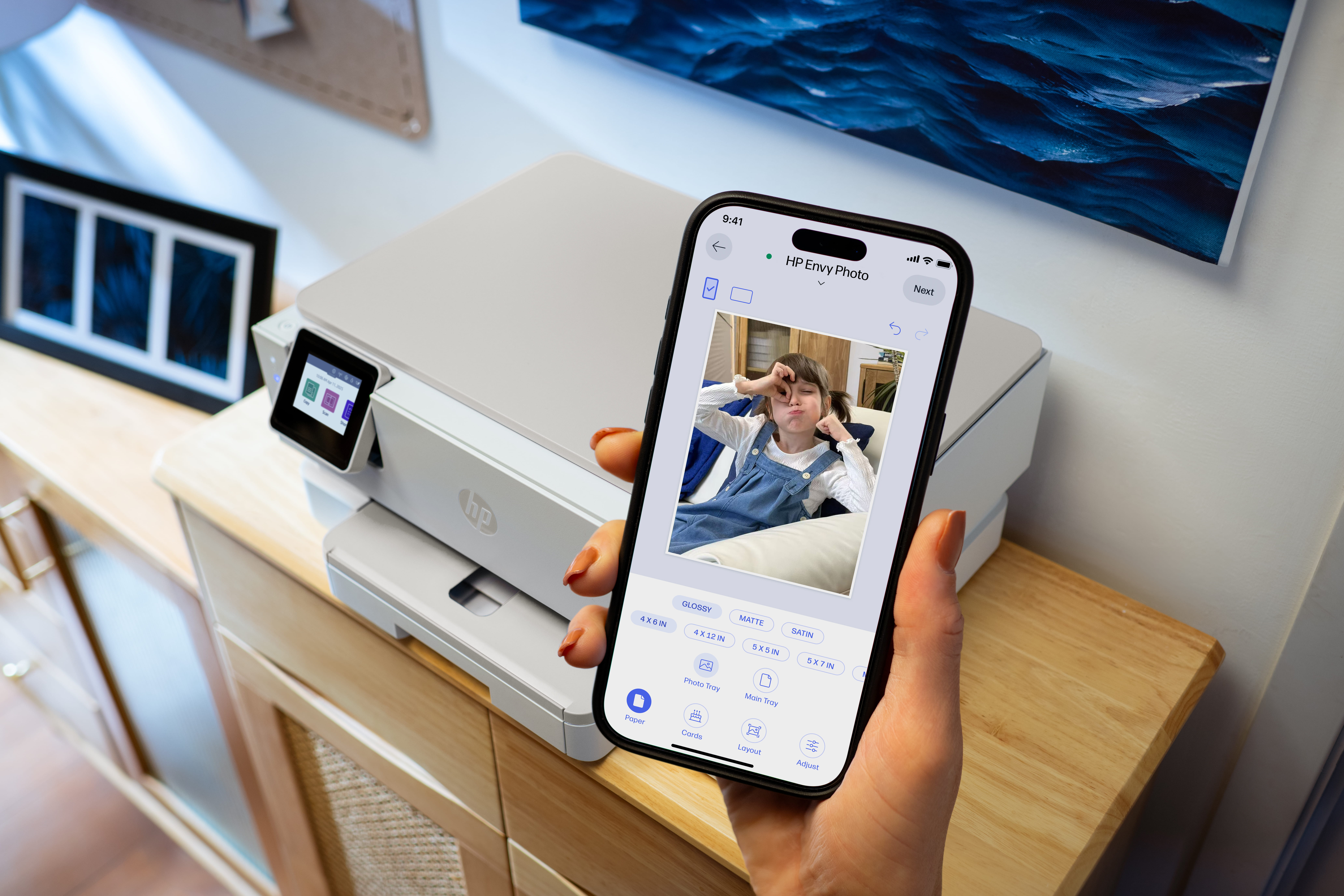 HP ENVY Photo 7230 All-in-One - Multifunktionsdrucker - Farbe - Tintenstrahl - 216 x 297 mm (Original)