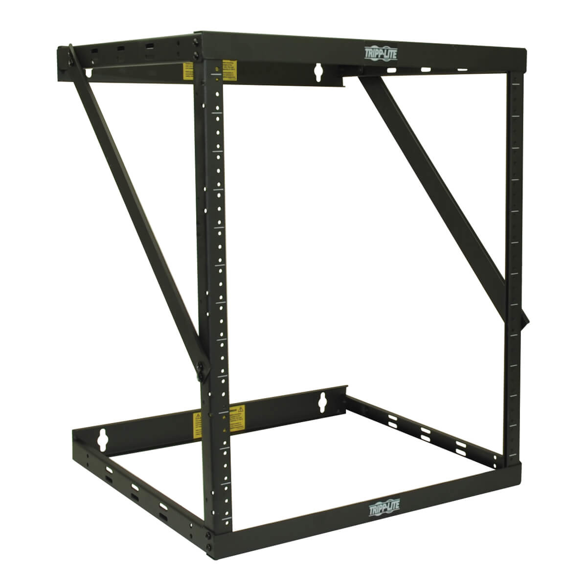 Tripp Eaton Tripp Lite Series 12U Wall Mount Open Frame Rack Cabinet Wallmount Heavy Duty - Schrank offener Rahmen - 2 Pfosten - geeignet für Wandmontage - Schwarz - 12U - 48.3 cm (19")
