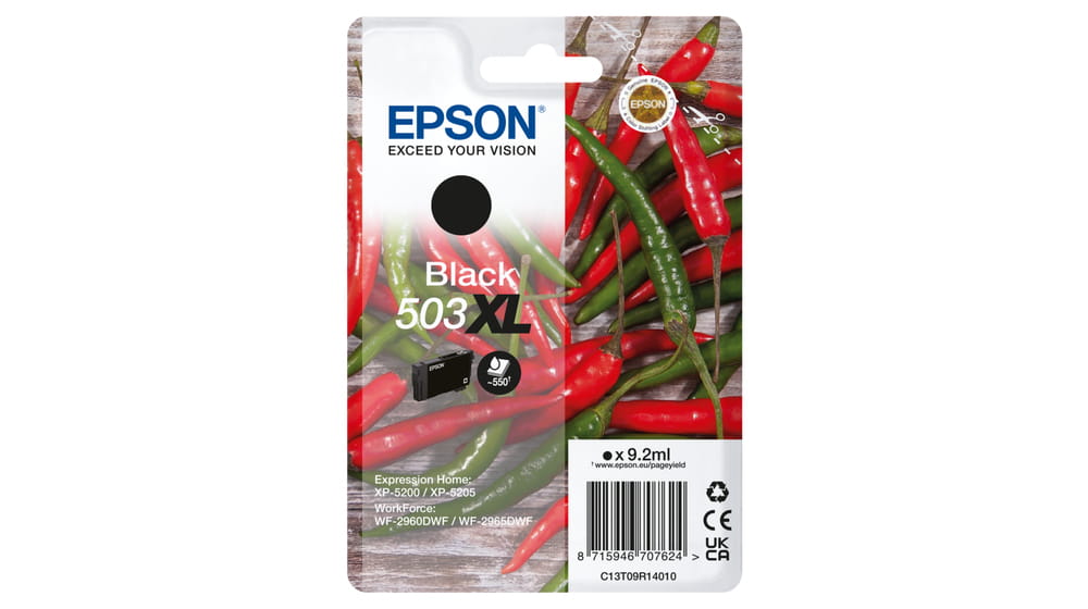 Epson 503XL Singlepack - 9.2 ml - XL - Schwarz