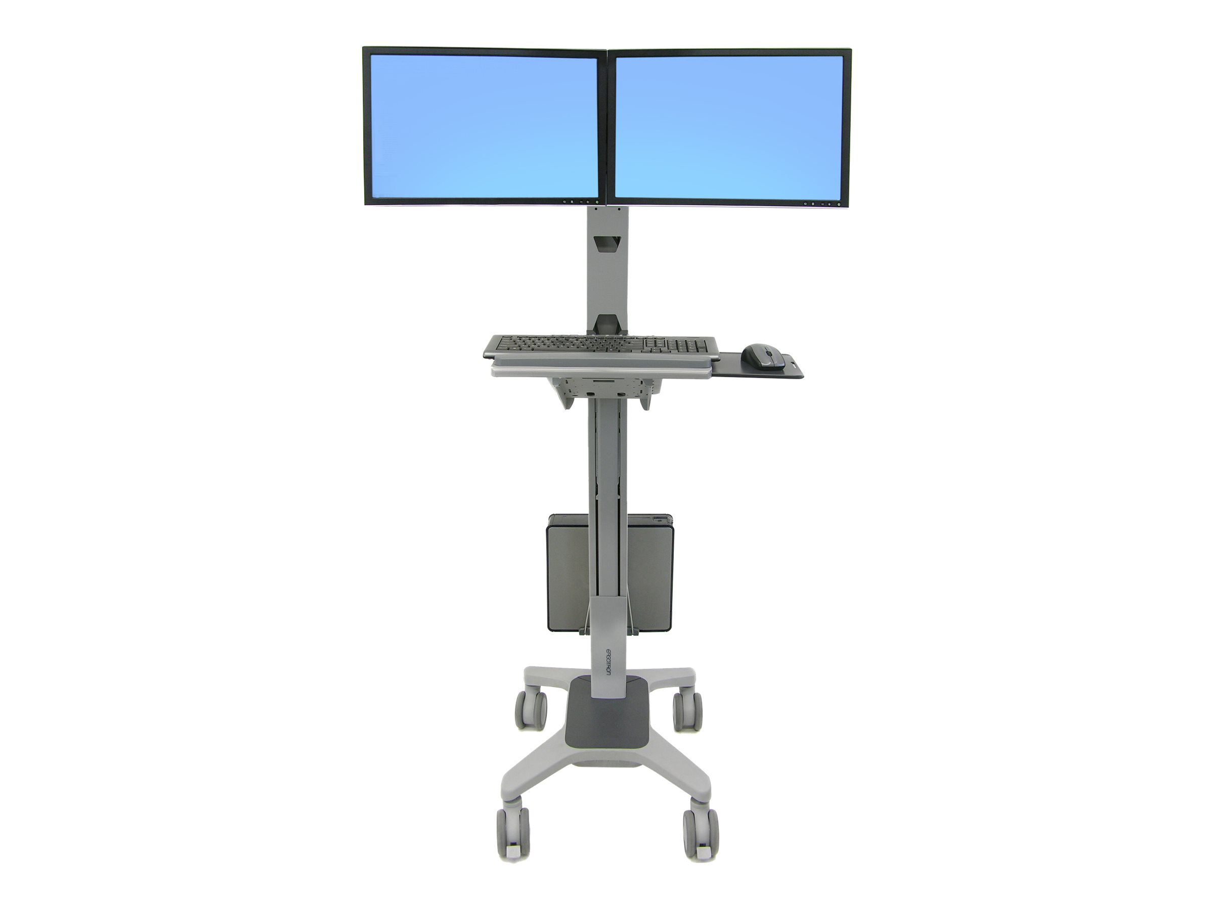 Ergotron Neo-Flex WideView WorkSpace - Wagen - Konstante Krafttechnologie - für 2 LCD-Displays / PC-Ausrüstung - dual - Aluminium, pulverbeschichteter Stahl, hochwertiger Kunststoff - Zweistufiges Grau - Bildschirmgröße: bis zu 55,9 cm (bis zu 22 Zol Ergotron Neo-Flex WideView WorkSpace - Wagen - Konstante Krafttechnologie - für 2 LCD-Displays / PC-Ausrüstung - dual - Aluminium, pulverbeschichteter Stahl, hochwertiger Kunststoff - Zweistufiges Grau - Bildschirmgröße: bis zu 55,9 cm (bis zu 22 Zol