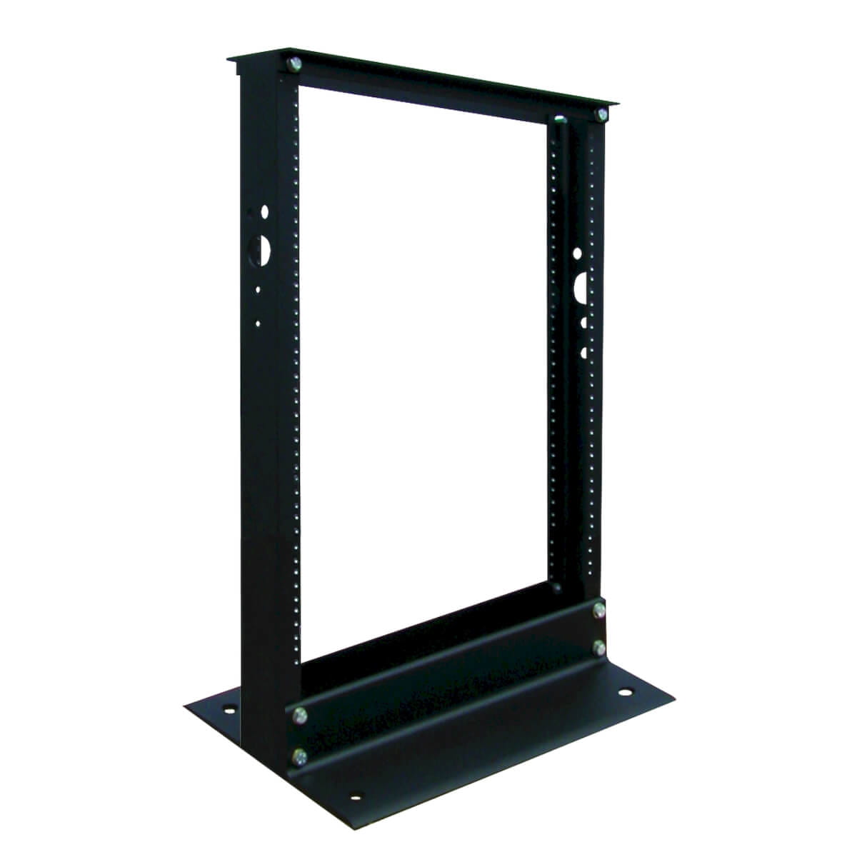 Tripp Eaton Tripp Lite Series 13U 2-Post Open Frame Rack Server Cabinet Threaded Holes - Schrank offener Rahmen - 2 Pfosten - Schwarz - 13U - 48.3 cm (19")