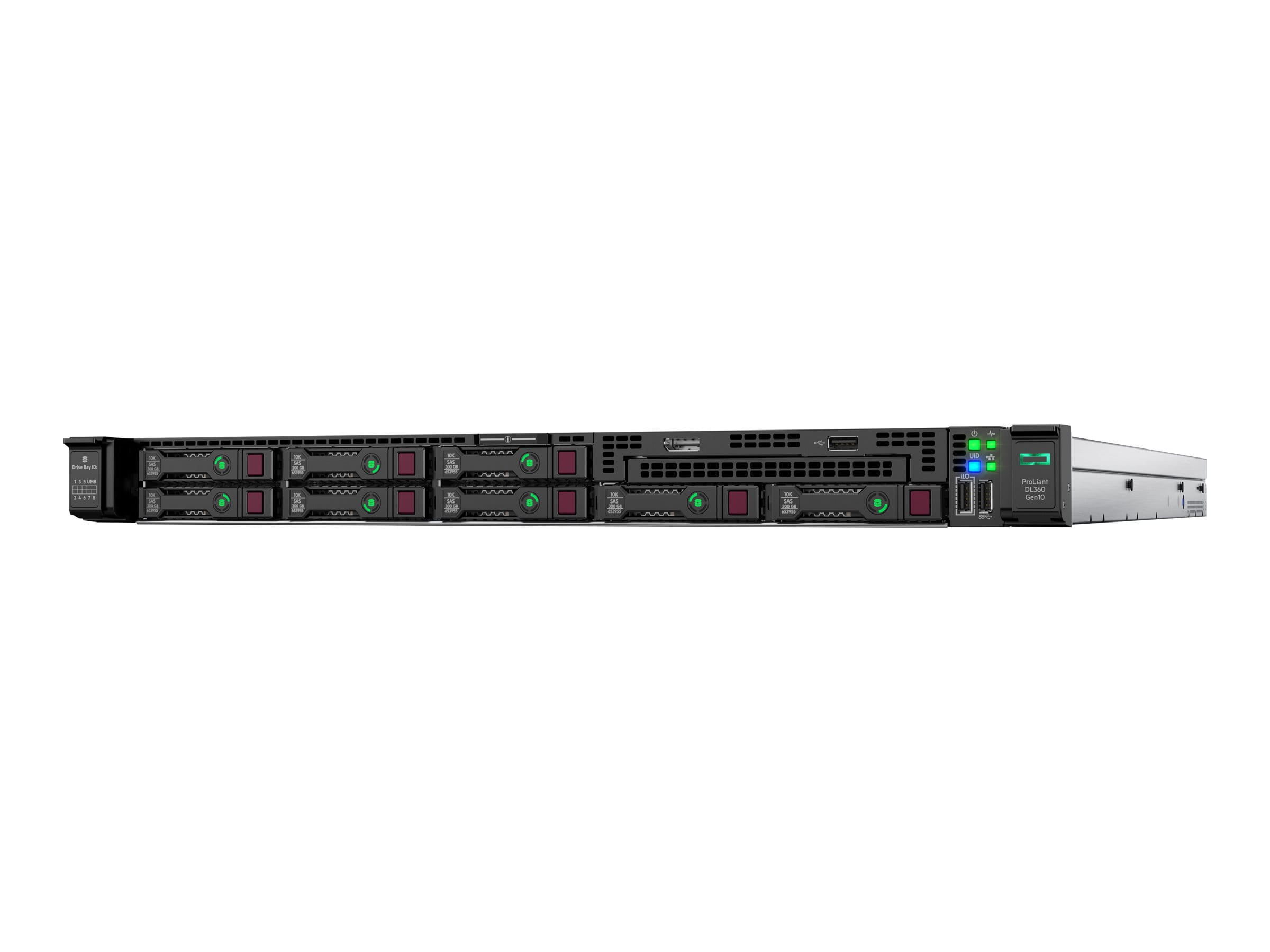 HPE ProLiant DL360 Gen10 Network Choice - 1U - zweiweg - 1 x Xeon Gold 6226R / 2.9 GHz - RAM 32 GB - SATA - Hot-Swap 6.4 cm (2.5")