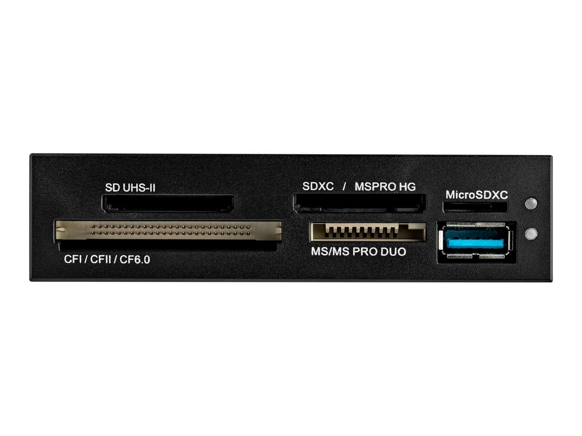 StarTech.com Startech USB 3.0 interner Kartenleser mit UHS-II Unterstützung - SecureDigital/Micro SD/MemoryStick/CF Kartenlesegerät - Kartenleser - 8,9 cm (3,5 Zoll)