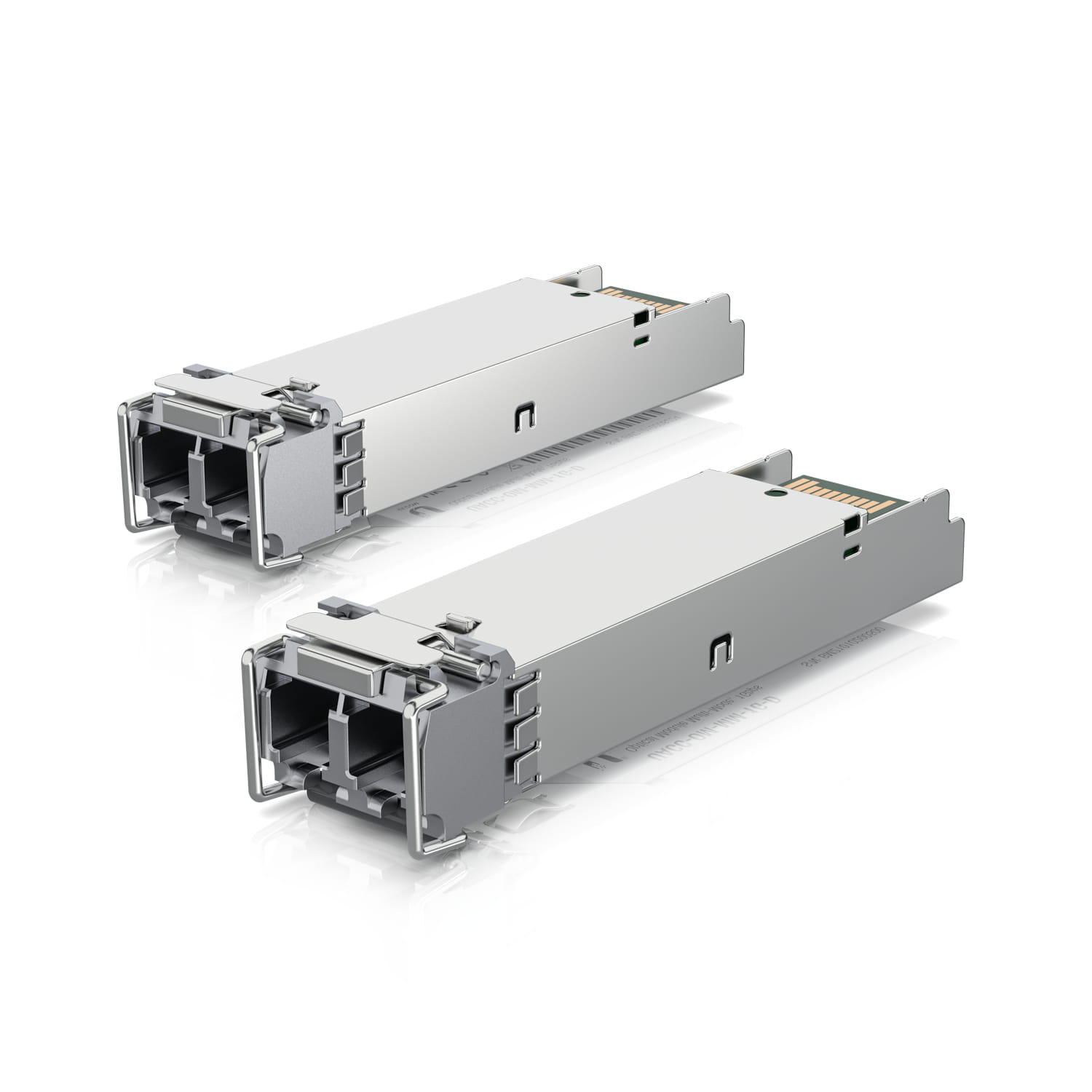 Ubiquiti UACC-OM-MM-1G-D - SFP (Mini-GBIC)-Transceiver-Modul - 1GbE - LC Multi-Mode - bis zu 550 m - 850 nm (Packung mit 2)