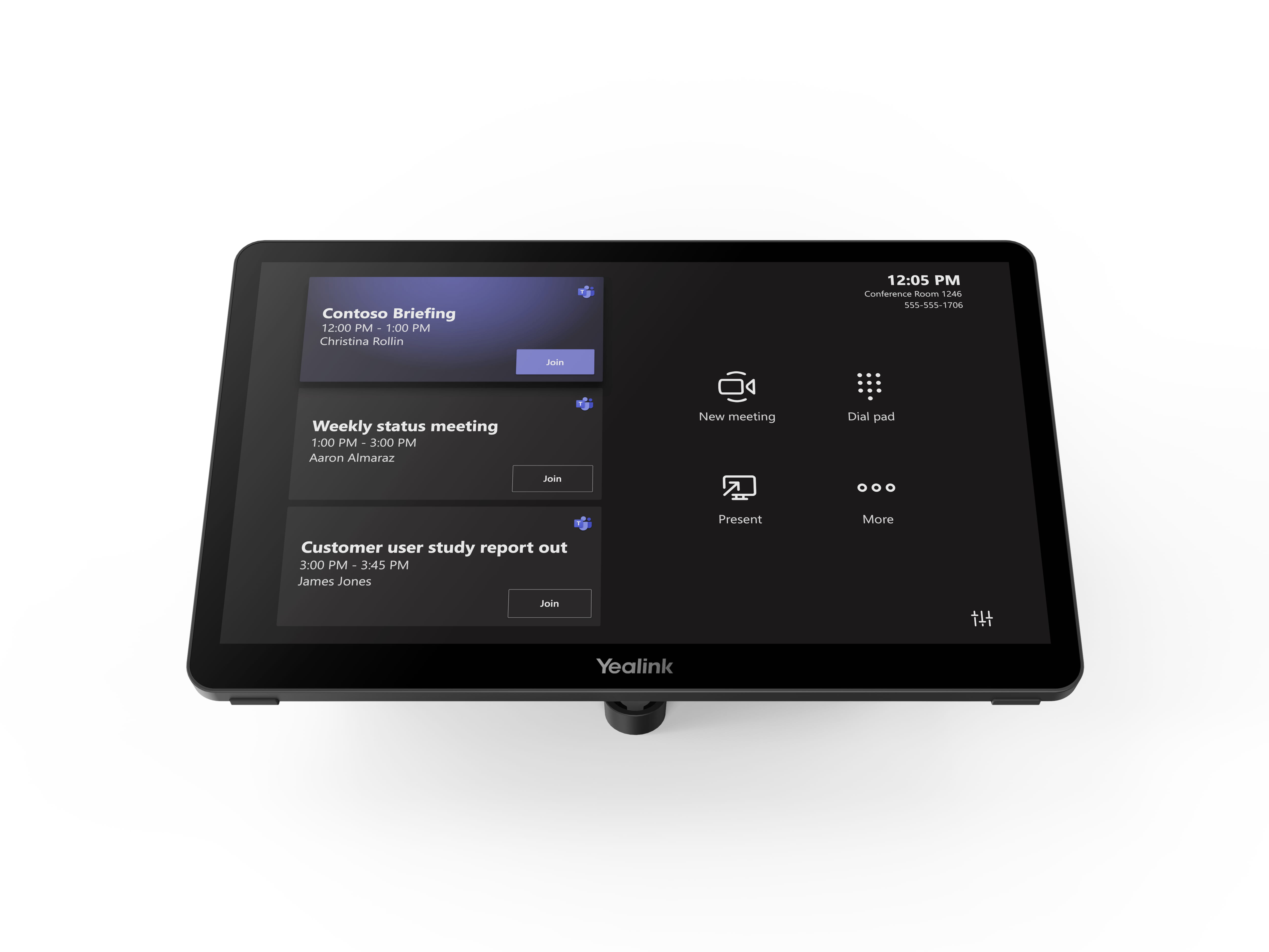 Yealink MTouch Plus - Touchpaneel - Anzeige - LCD - IPS - 29.5 cm (11.6")