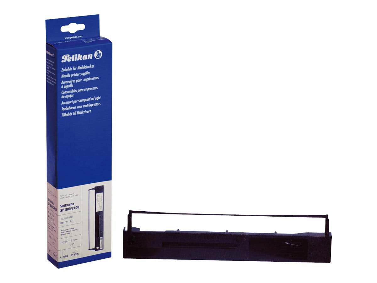Pelikan Schwarz - 13 mm x 14 m - Farbband - für SEIKOSHA SL-80, SP-1000, 1200, 1600, 180, 1900, 2000, 2400, 800