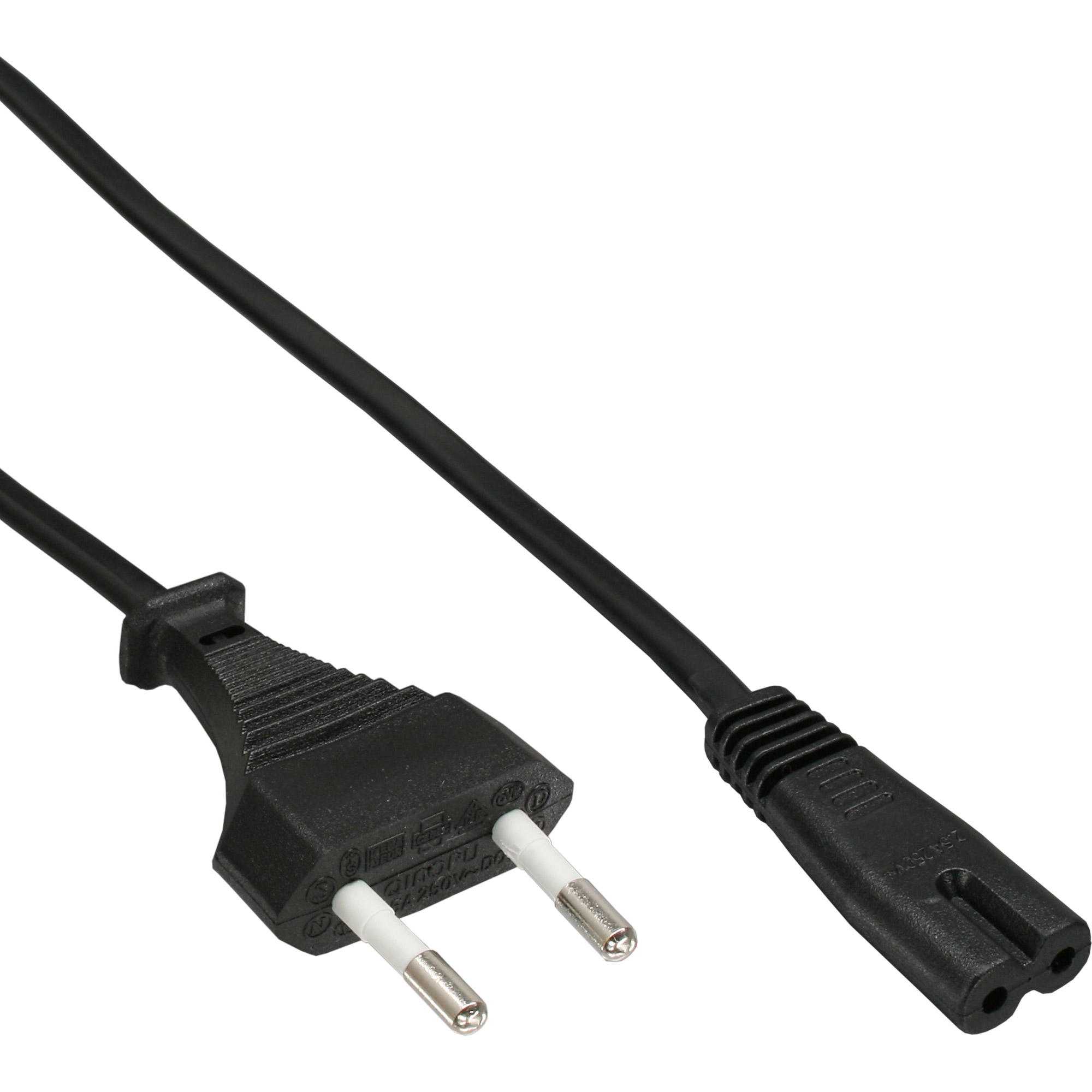InLine Netzkabel - Netzstecker auf Euro 8 C7 Stecker - 1,08m InLine Netzkabel - Netzstecker auf Euro 8 C7 Stecker - 1,08m