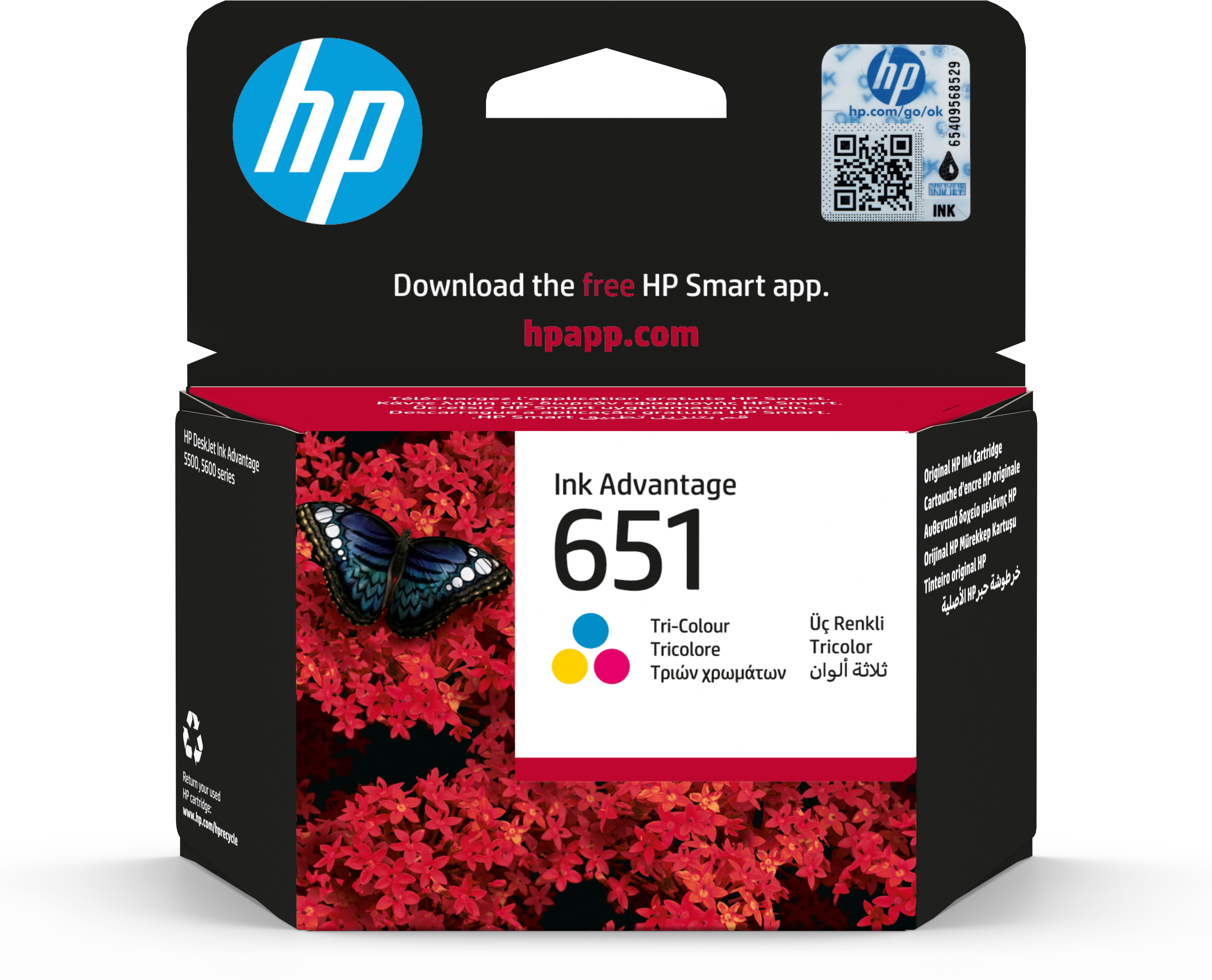 HP 651 - Farbe (Cyan, Magenta, Gelb) - original