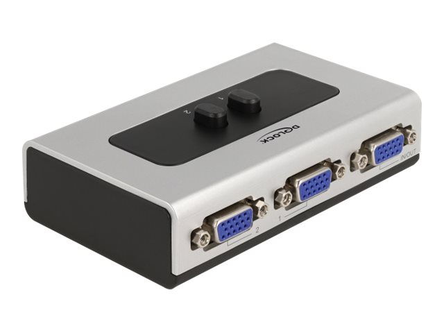 Delock Videoverteiler/-Switch - 2 x VGA - Desktop